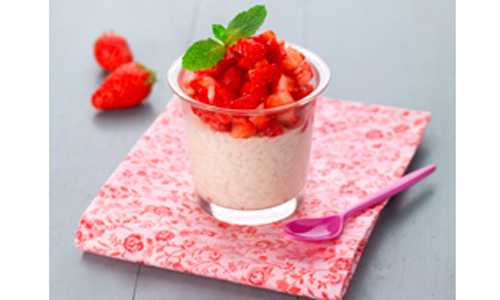 Riz de Camargue aux fraises