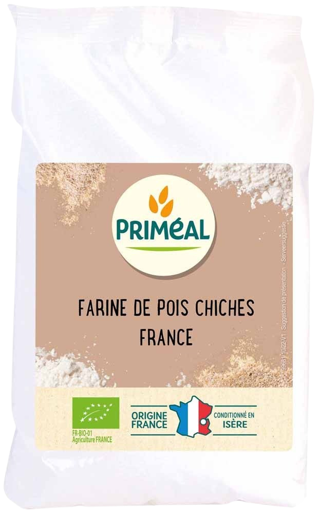 Farine de pois chiche BIO - Paquet 500g