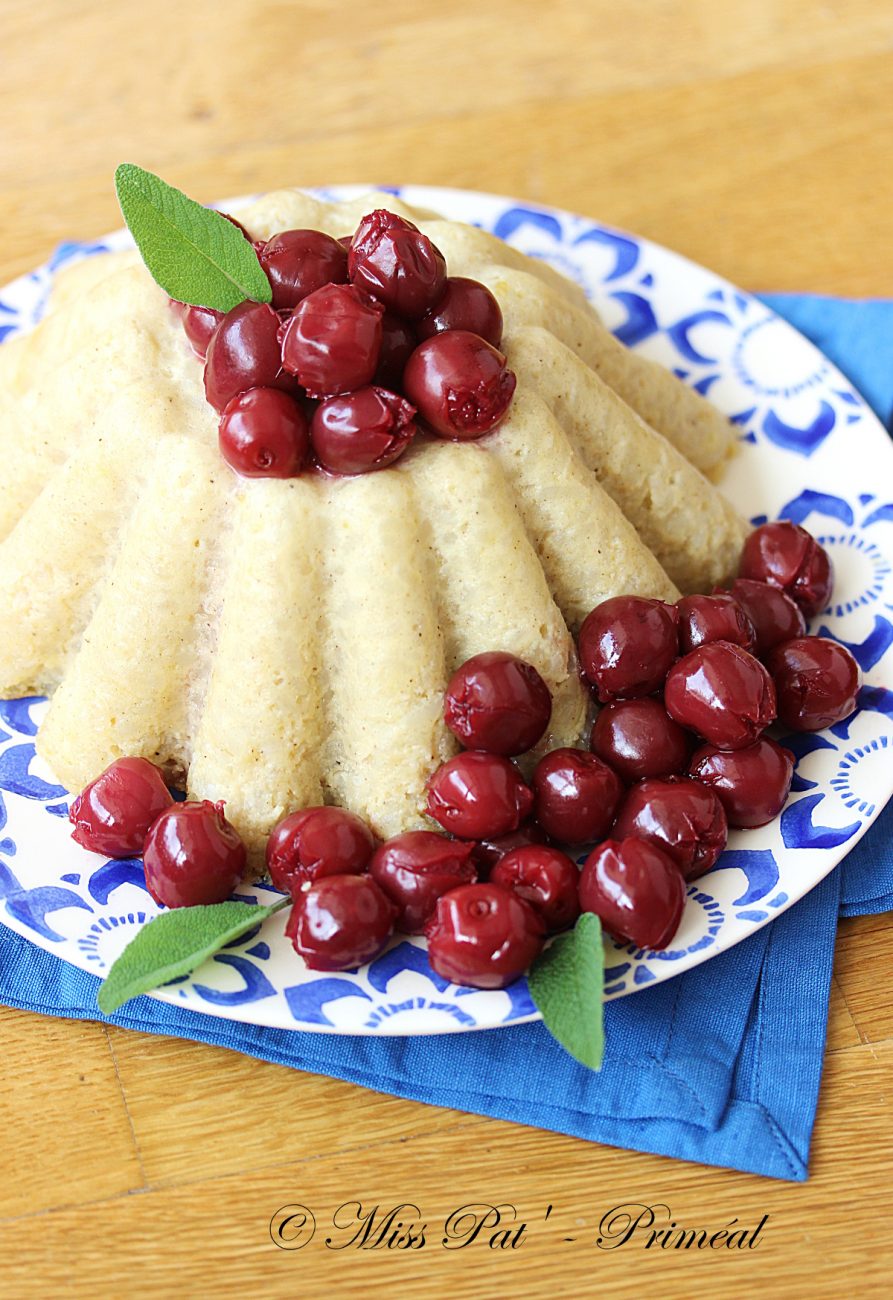 Recette bio : Gâteau de riz aux cerises