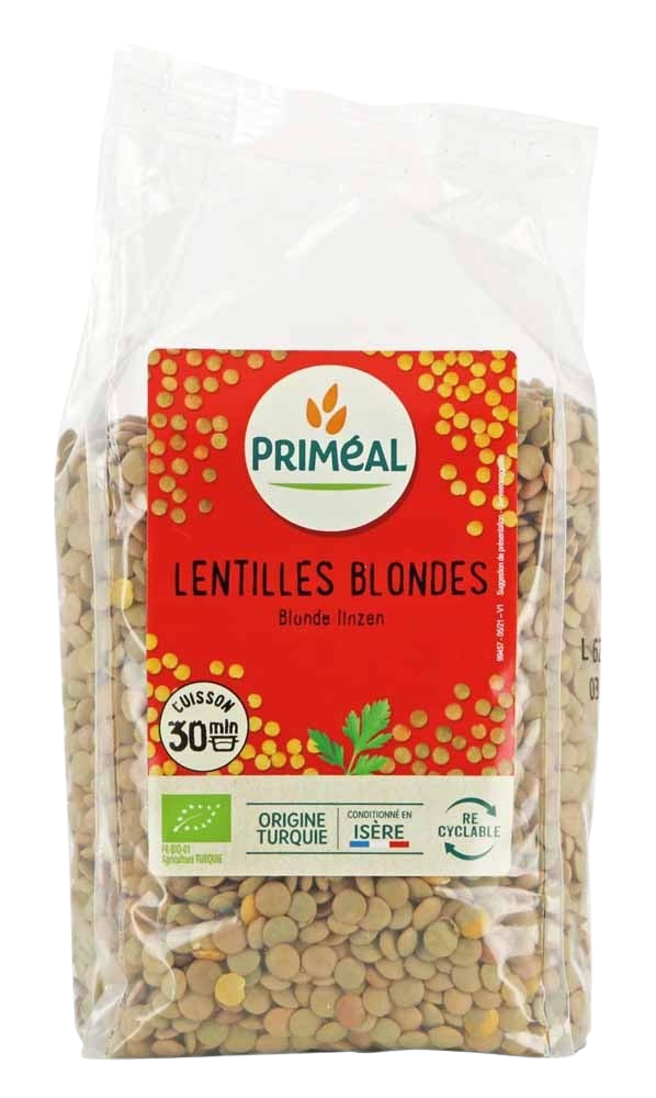 Lentille blonde en vrac 1kg