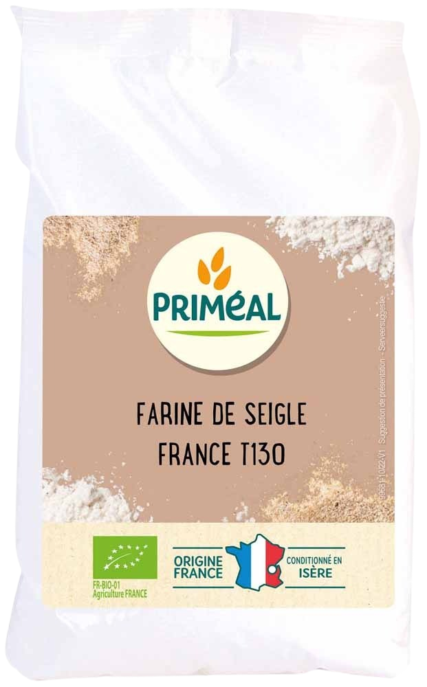 FARINE DE SEIGLE T130 BIO 1KG - Priméal