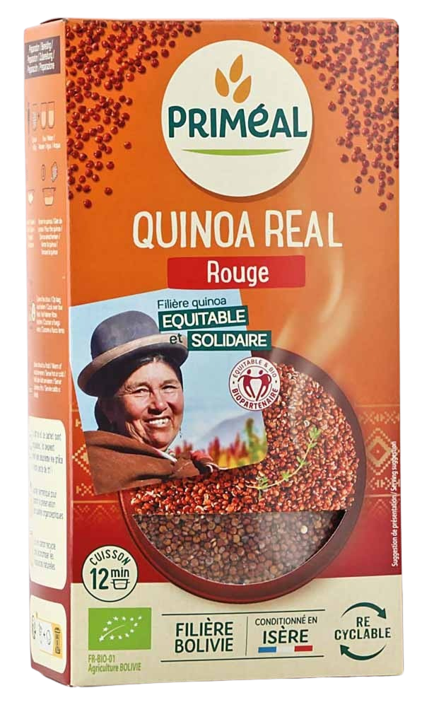 QUINOA ROUGE BP 500G - Priméal