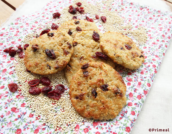 Cookies quinoa-cramberries