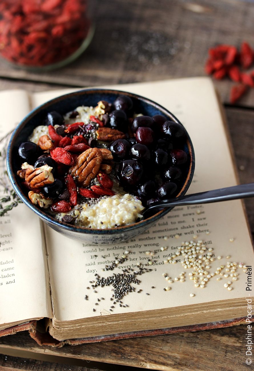 Porridge antioxydant au quinoa
