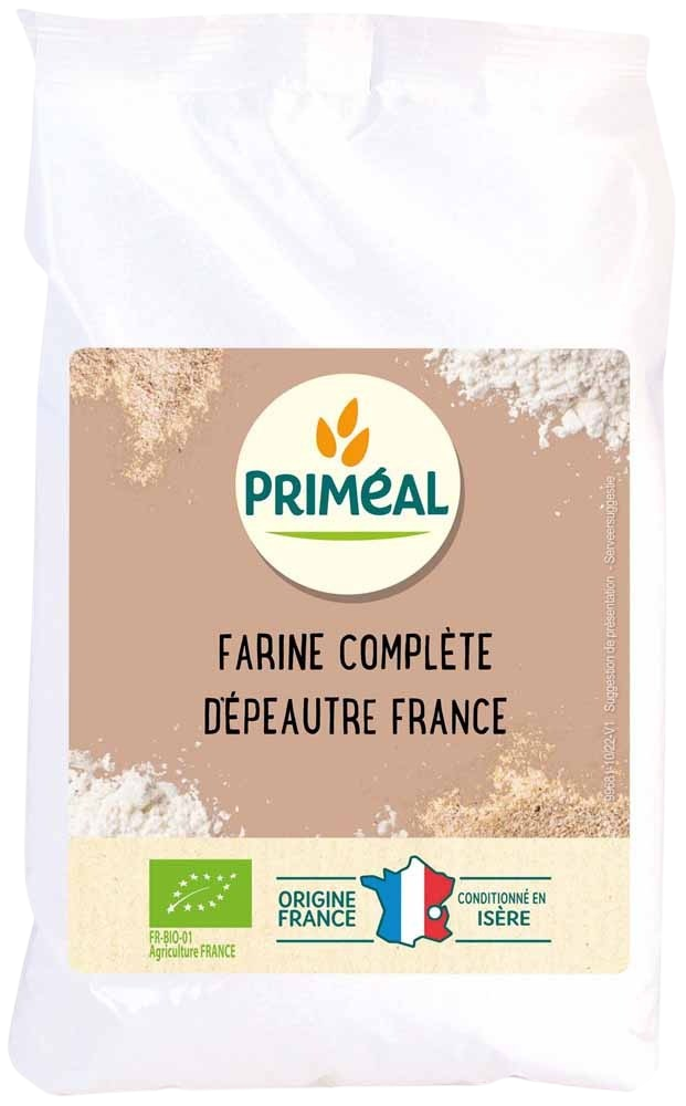 FARINE D'EPEAUTRE COMPLETE FRANCE 500G - Priméal