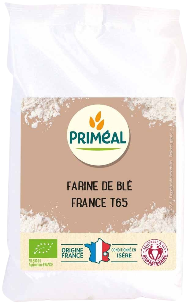 FARINE DE BLE T65 FRANCE 1KG - Priméal