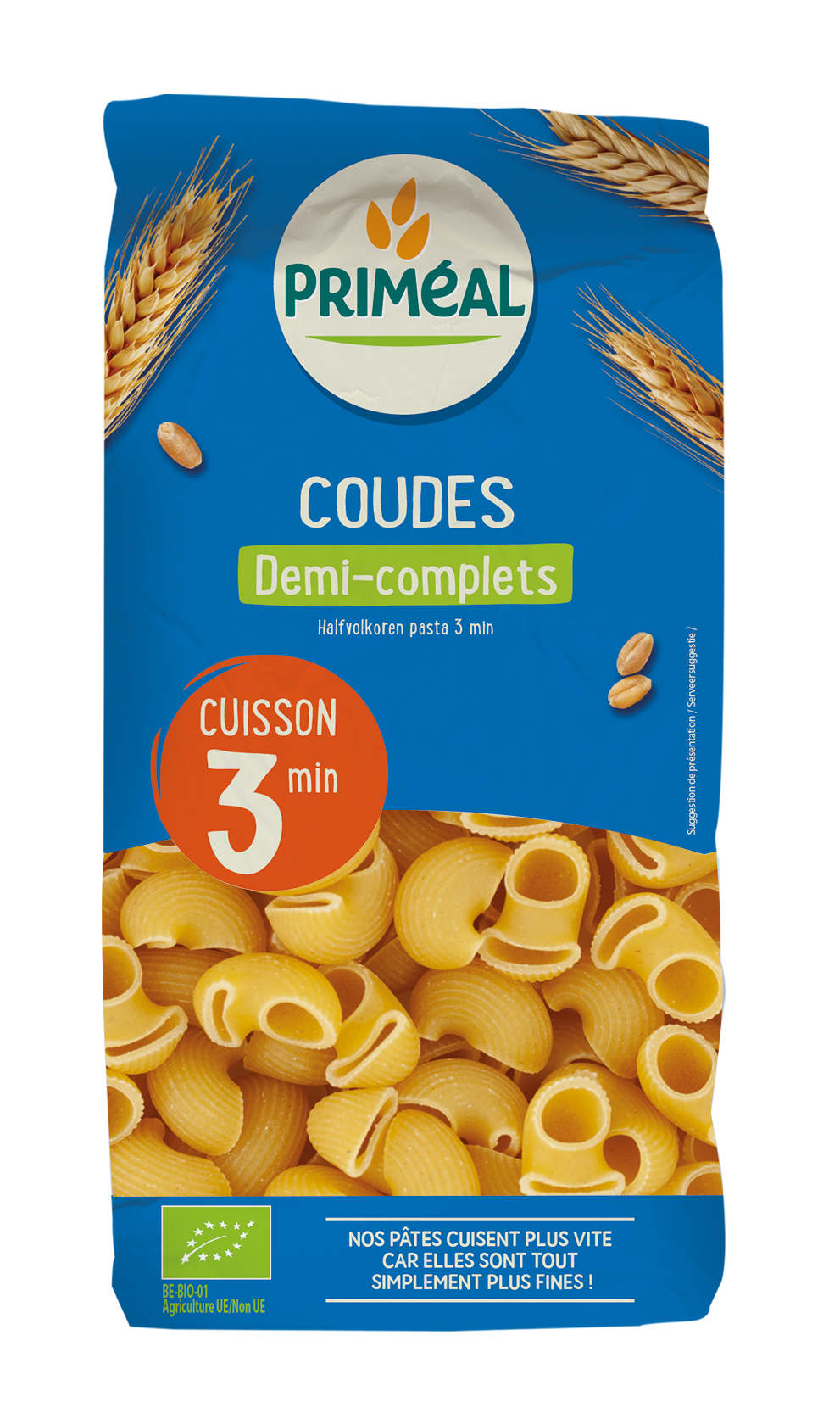 Pâtes pennes semi-complètes, 5kg - La ronde du bio