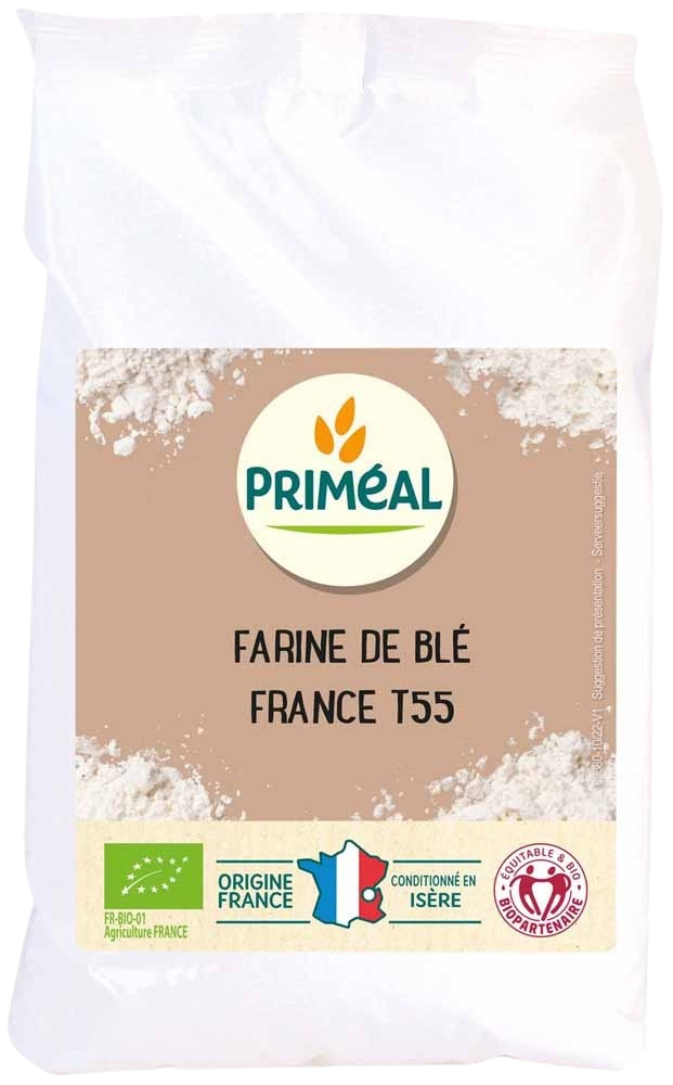 FARINE BLE T55 FRANCE 1KG - Priméal
