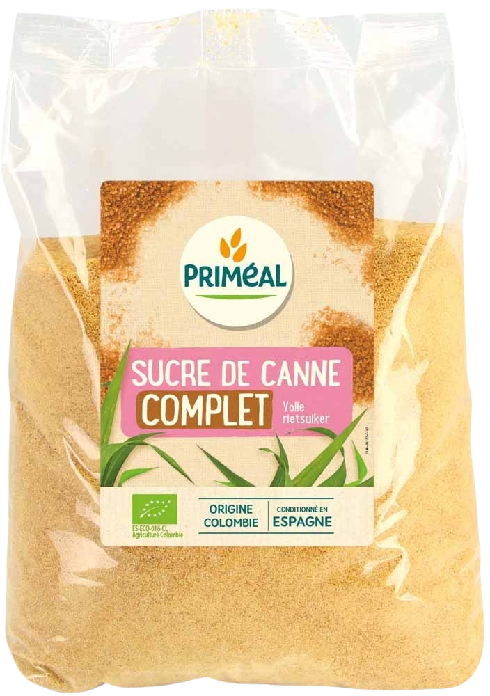 SUCRE DE CANNE COMPLET 1KG - Priméal