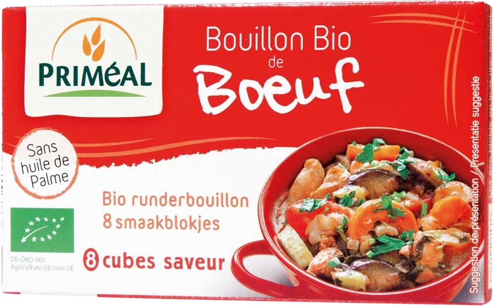 BOUILLON DE BOEUF BIO 80G - Priméal