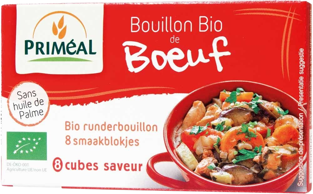 Bouillon de boeuf biologique base culinaire pour professionnels