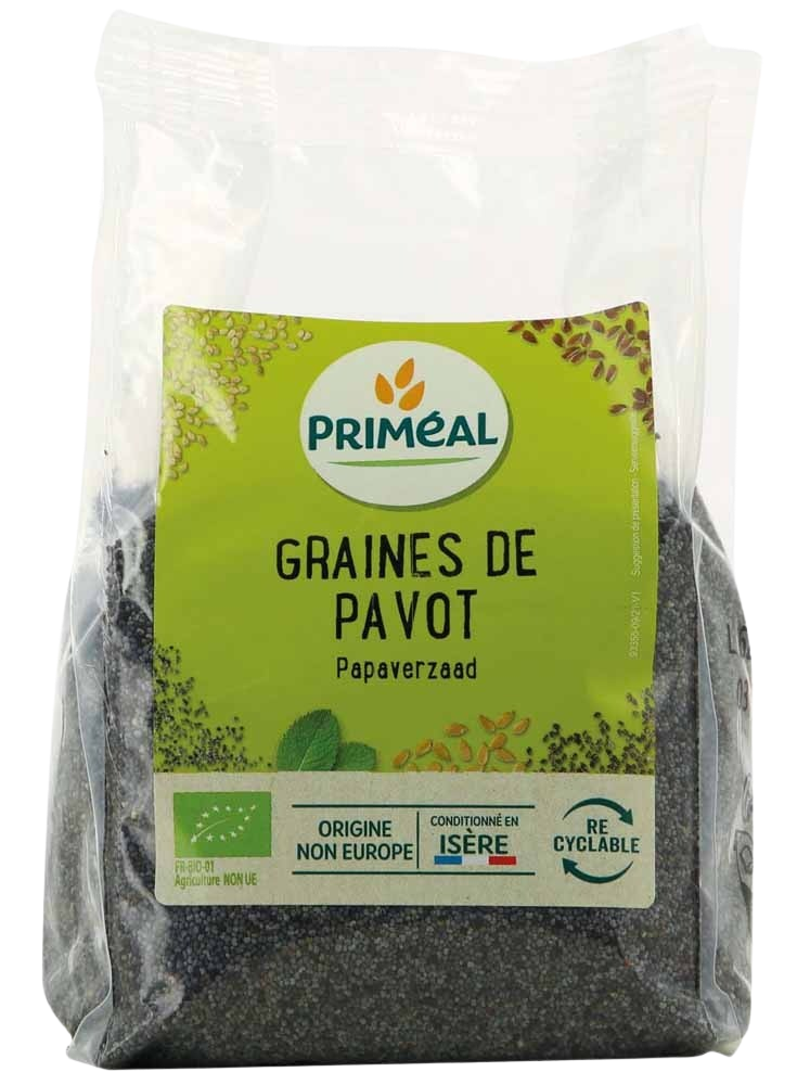 GRAINES DE PAVOT 250G - Priméal