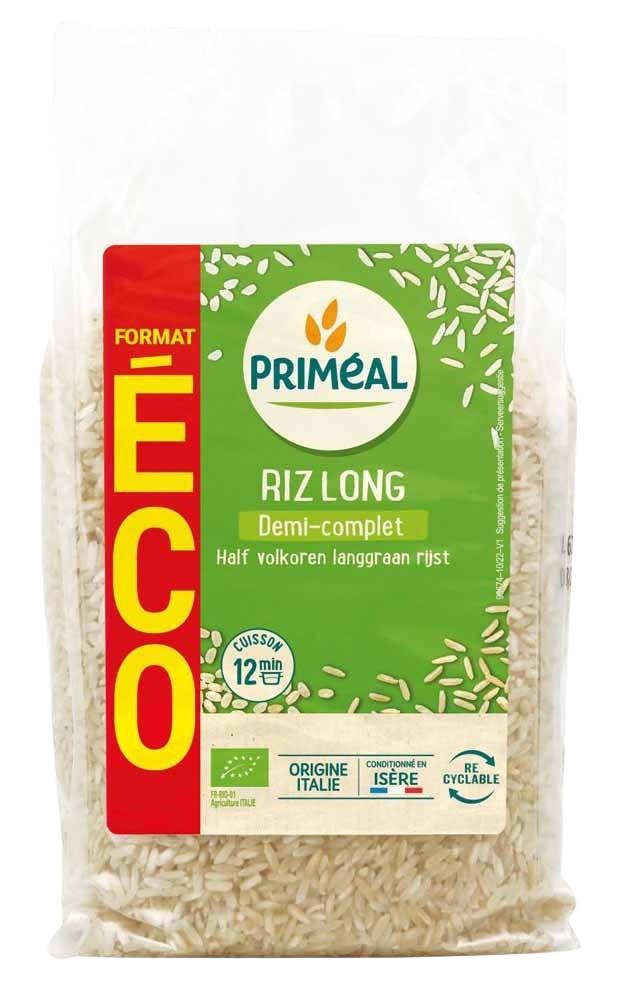 RIZ LONG DEMI COMPLET FORMAT ECONOMIQUE 2KG